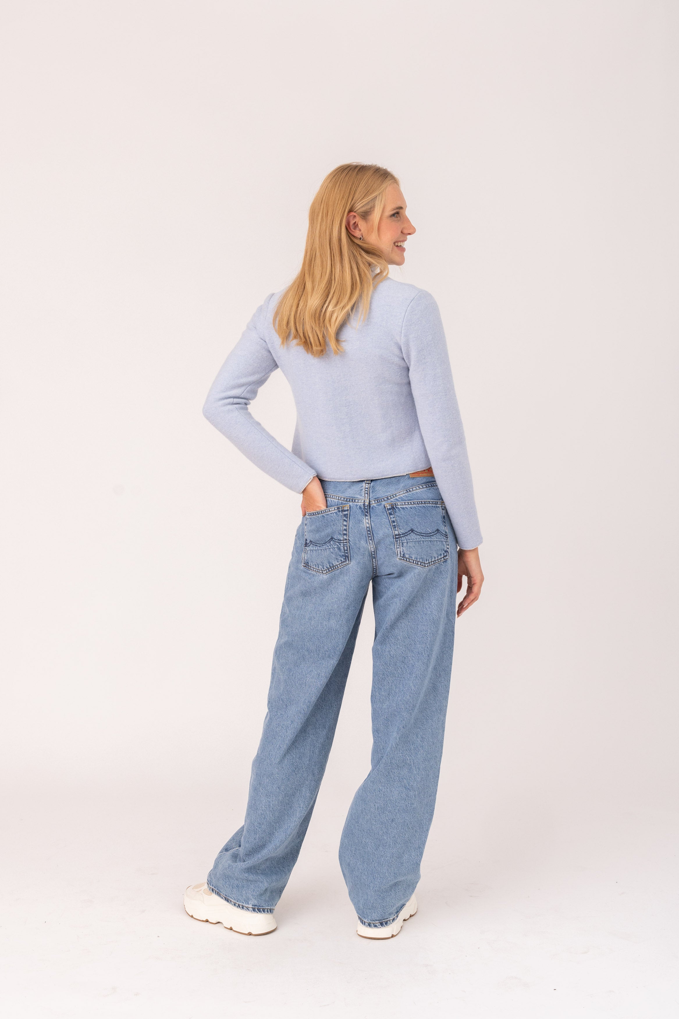 Damen Strickjacke Dorika #Farbe_604 - azzurro