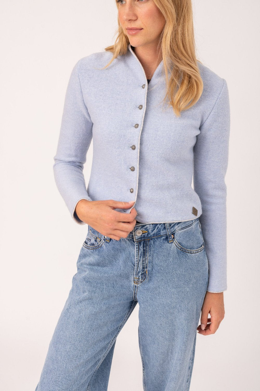 Damen Strickjacke Dorika #Farbe_604 - azzurro