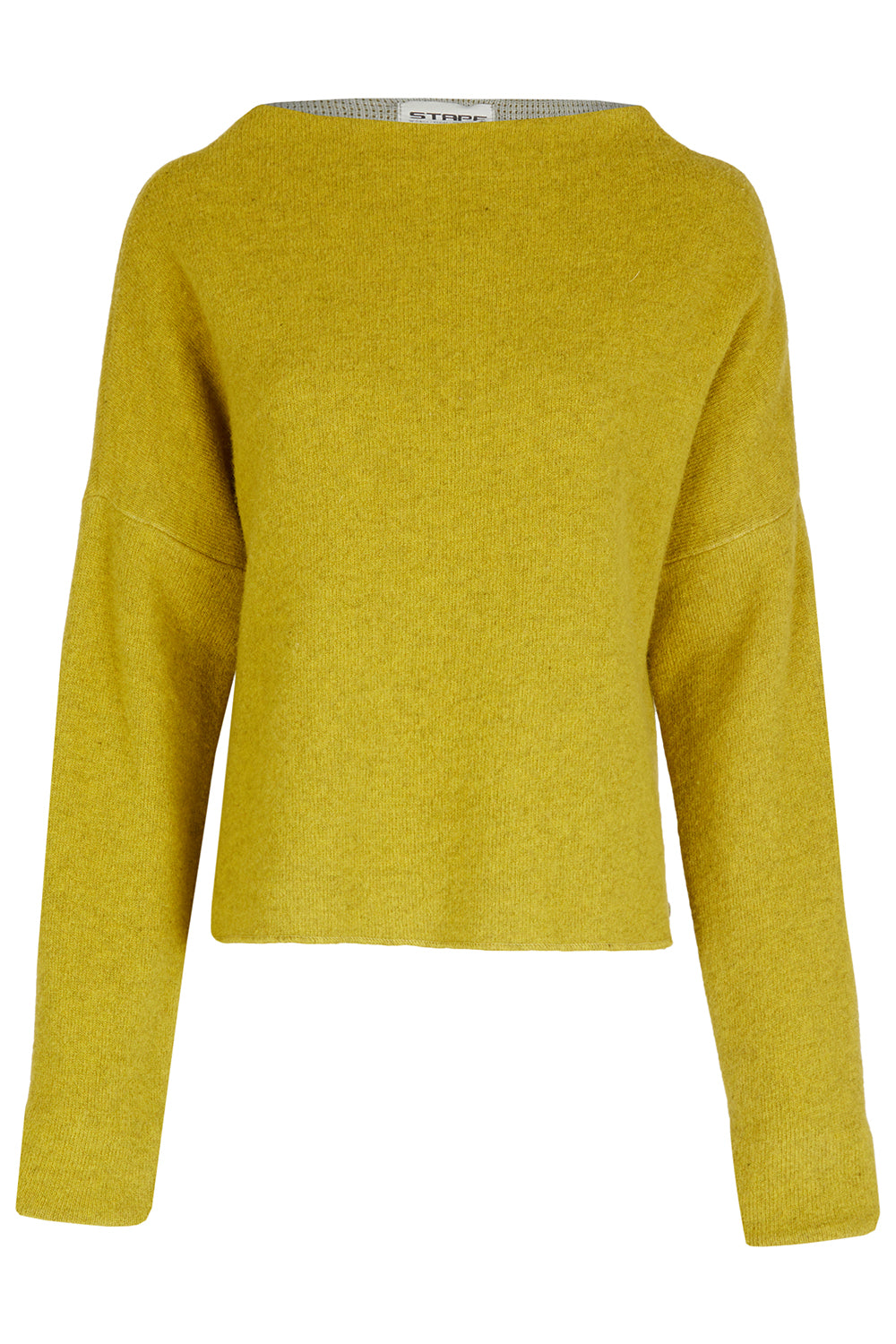 Damen Pullover – Boxy Fit, Doubleface-Walk aus 50% Lammwolle & 50% GOTS-zertifizierter Baumwolle-88760300-707
