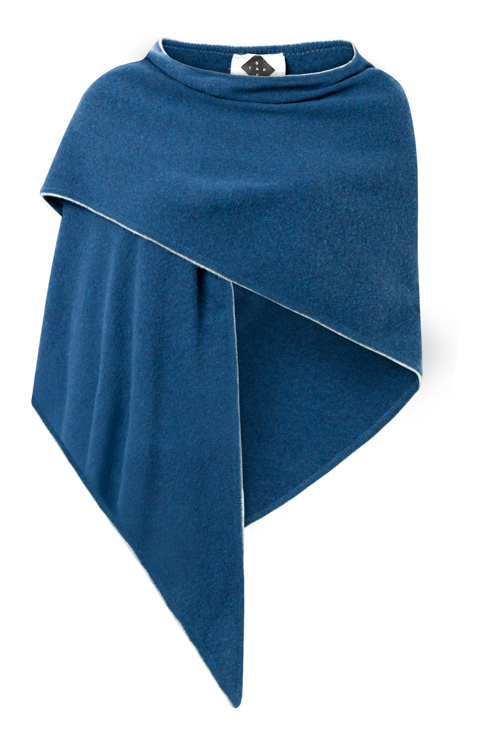Stapf Women Scarf Bibi – 100% virgin wool, sustainable – blue - 88793903- 655