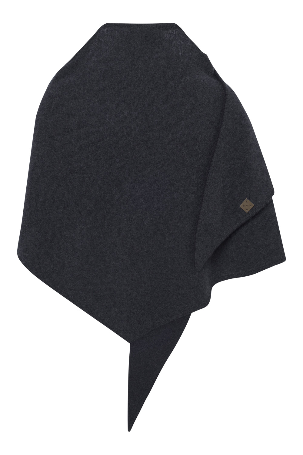 Stapf Women Scarf Bibi – 100% virgin wool, sustainable – dark grey - 88793803 - 990
