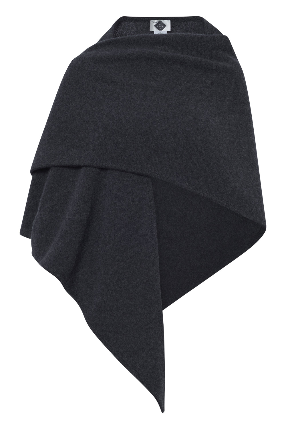 Stapf Women Scarf Bibi – 100% virgin wool, sustainable – dark grey - 88793803 - 990