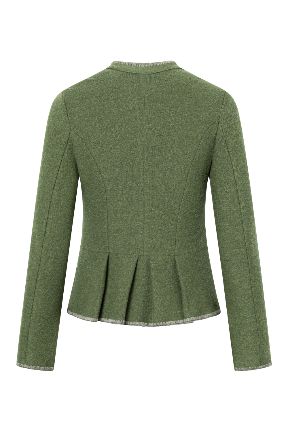 Damenjacke Briska - 51734500-776 -50% Merinowolle, 50% Bio-Baumwolle - dunkelgrün
