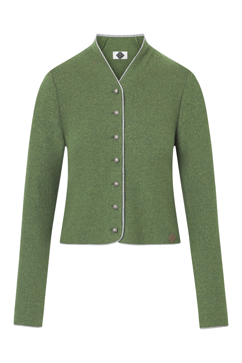 Stapf Damen Trachtenjacke BRUNA – 50% Merinowolle, 50% Bio-Baumwolle, warm und nachhaltig – grün – 88724803-776