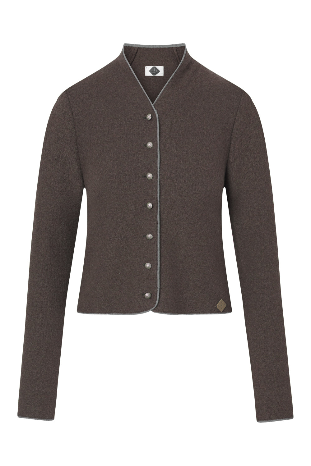 Stapf Damen Trachtenjacke BRUNA – 50% Merinowolle, 50% Bio-Baumwolle, warm und nachhaltig – braun – 88724803-880