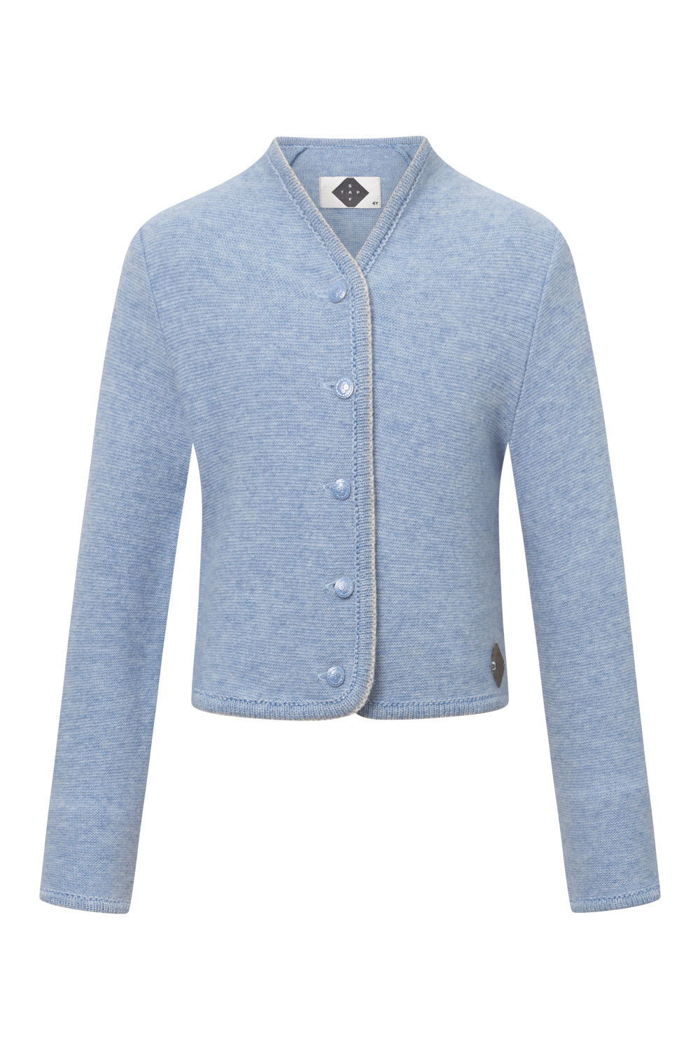 Children's knitted cardigan Daberspitze