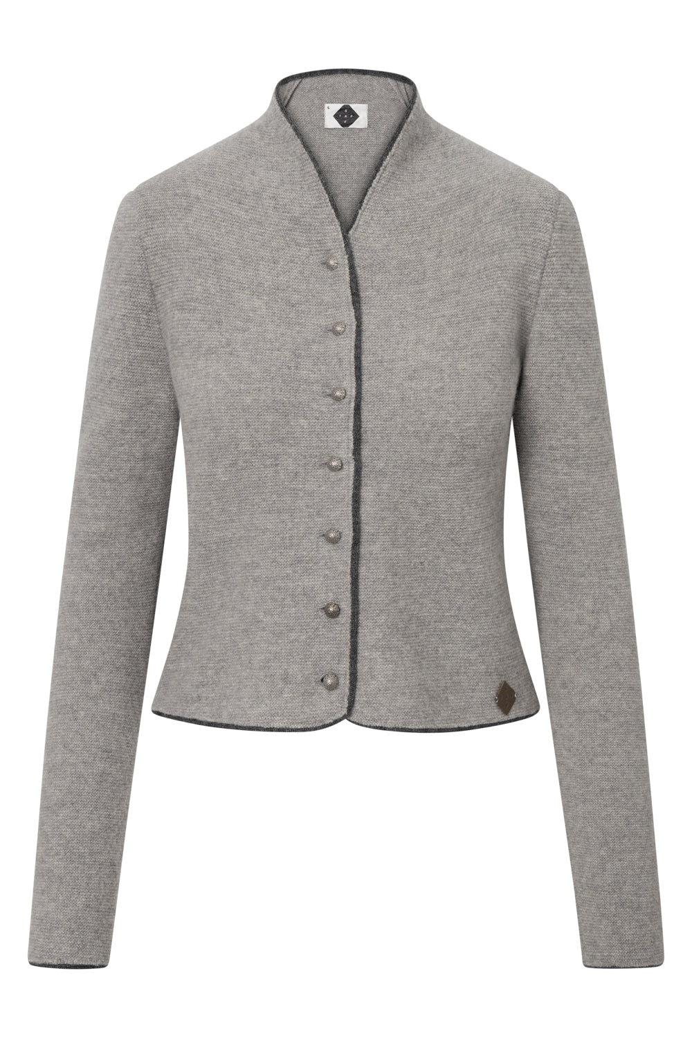 Damen Strickjacke Dorika #Farbe_110 - kiesel