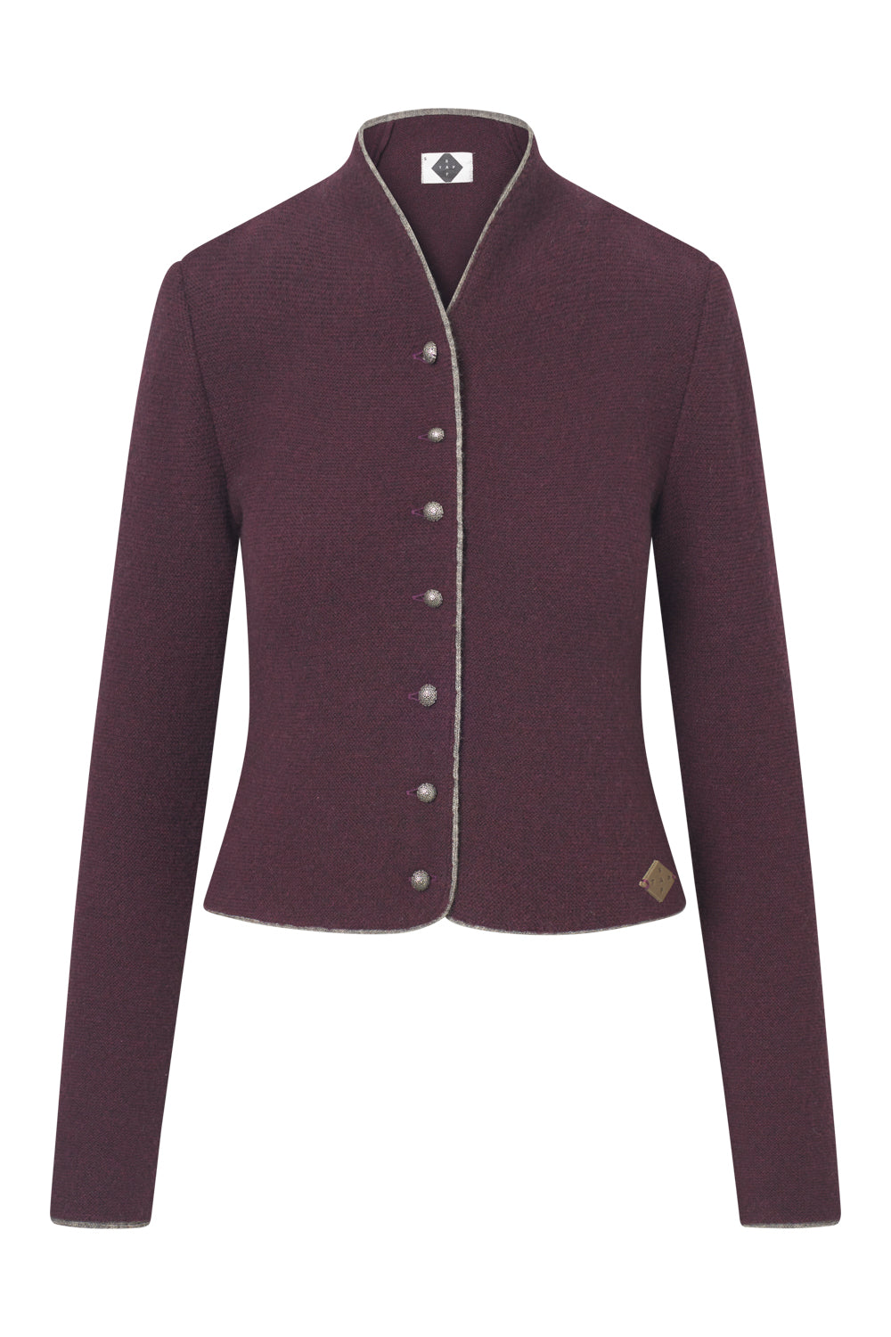 Damen Strickjacke Dorika #Farbe_508 - cabernet