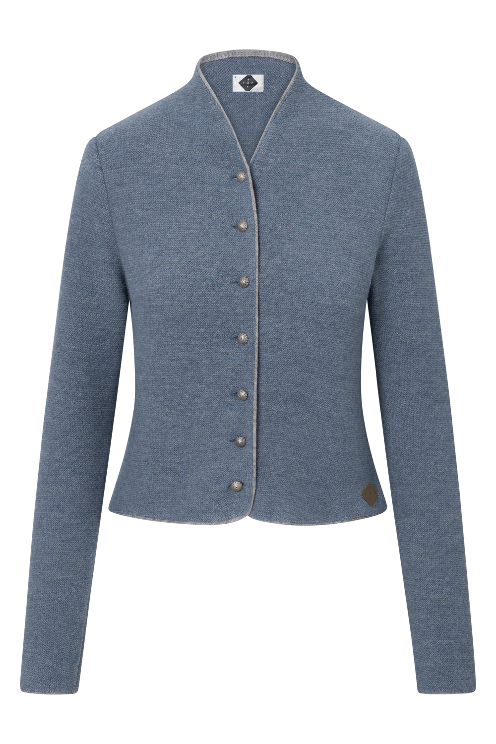 Damen Strickjacke Dorika #Farbe_621 - rauchblau