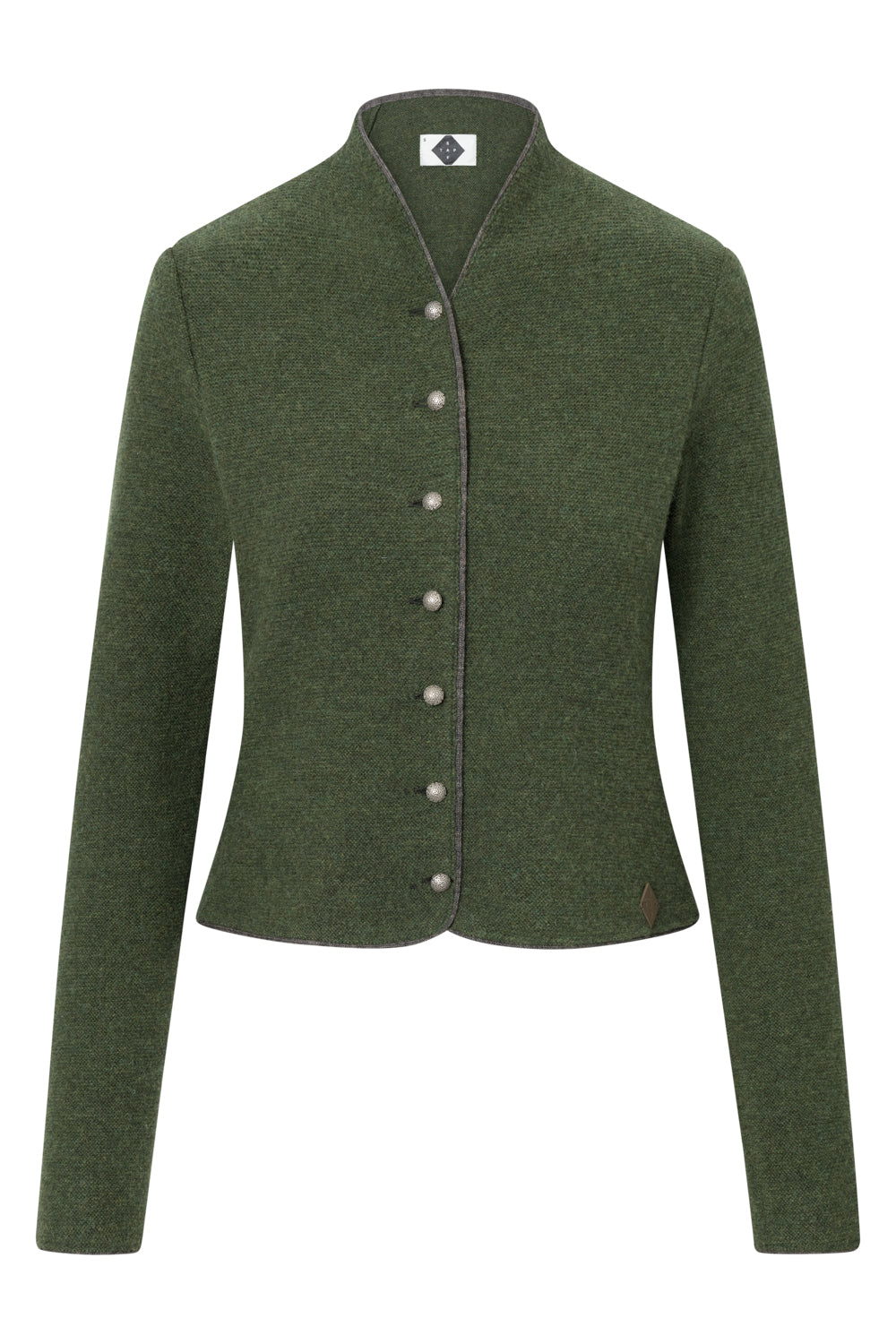 Damen Strickjacke Dorika #Farbe_776 - tannenzweig