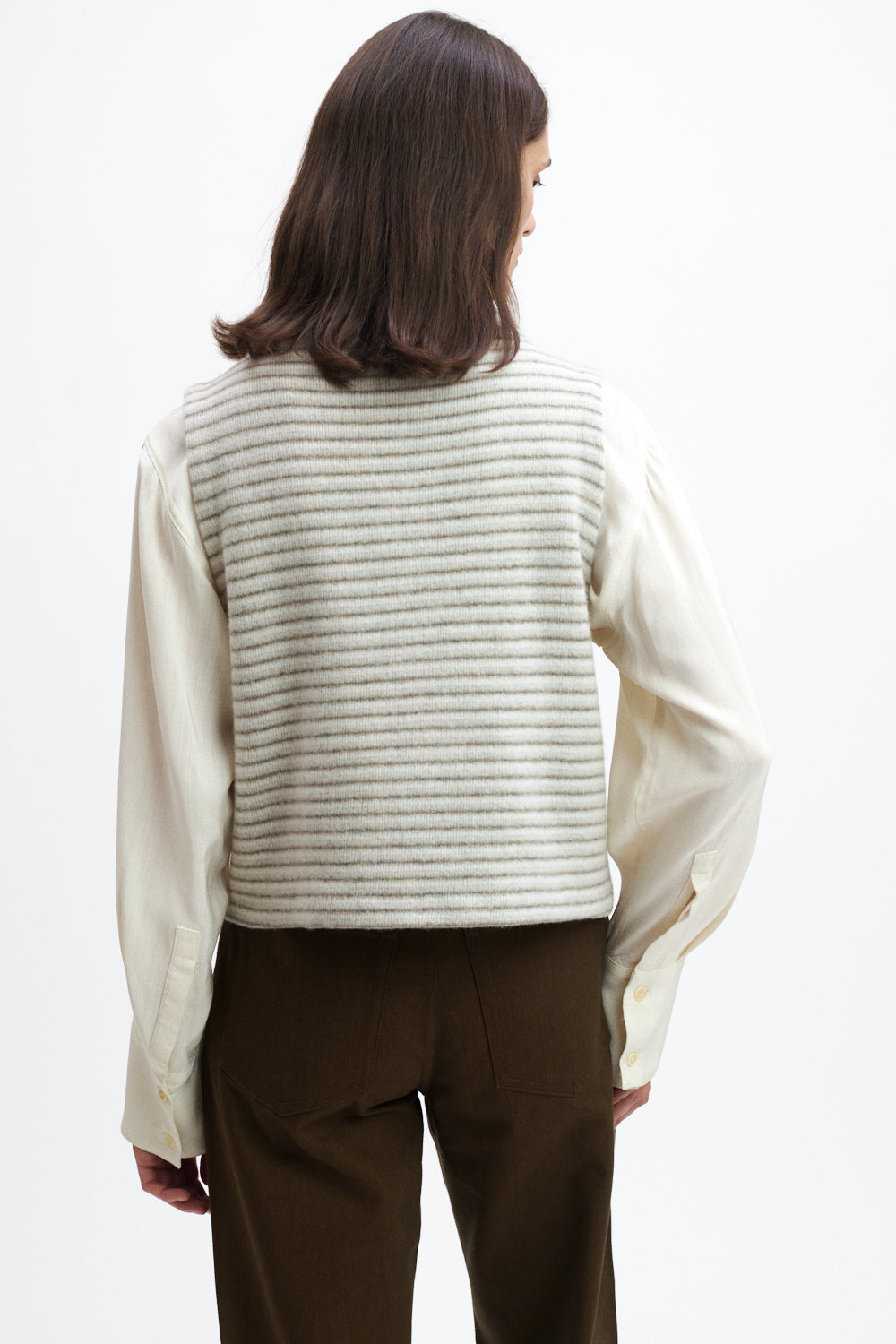 Damen Pullunder Karla Stripe