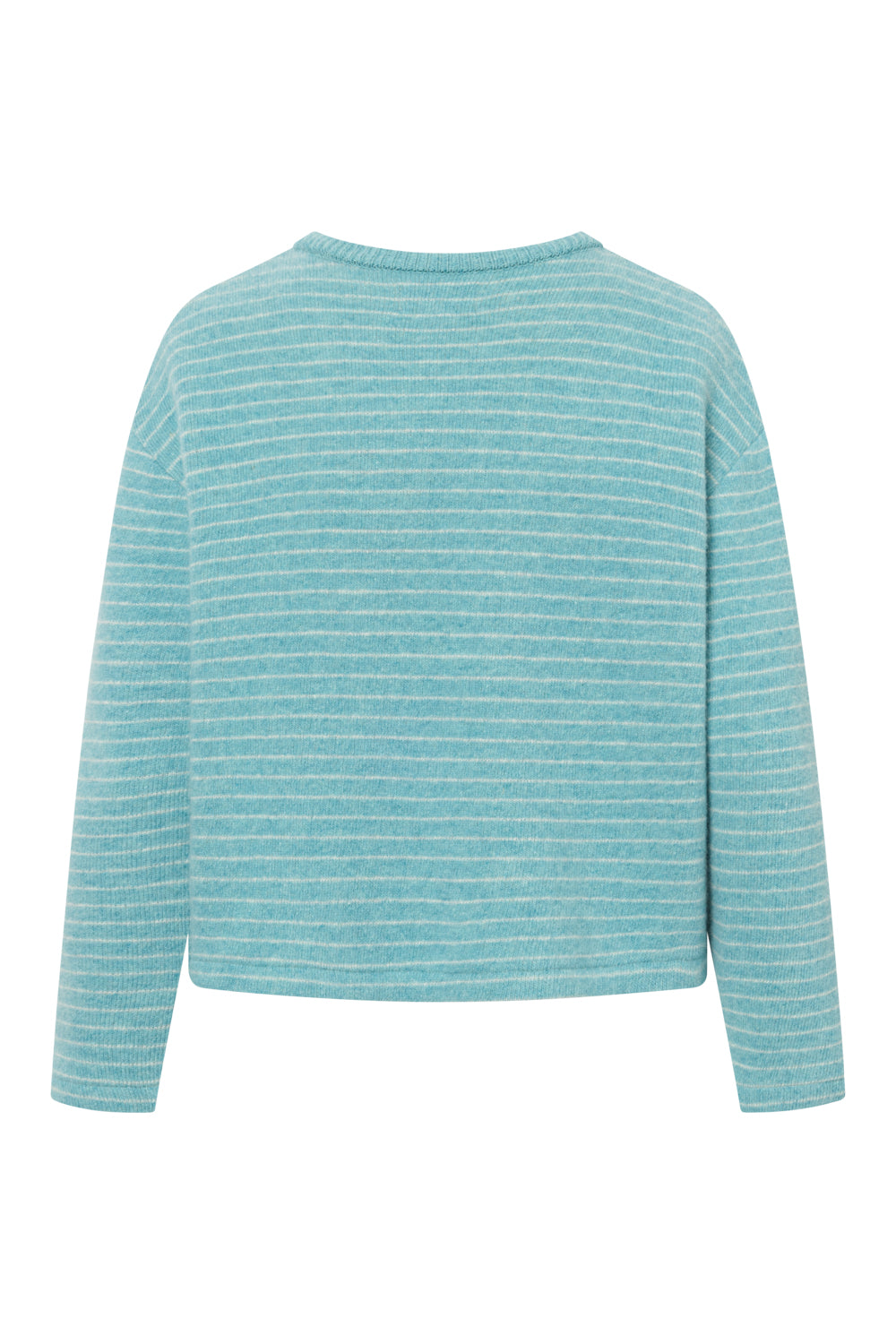 Women Pullover - Nea-50763500-7601 - blue - 50% cotton & 50% lambswool - naturally sustainable