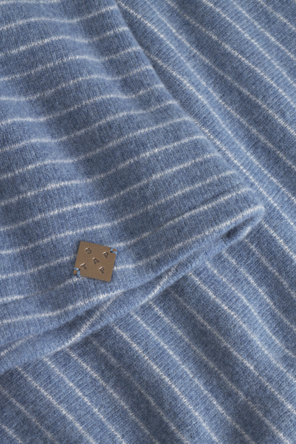 Womens Pullover Nico Stripe - 50% virgin wool & 50% cotton , naturally sustainable, Comfy Stripe Pullover - Blue - 50760333 - 6210