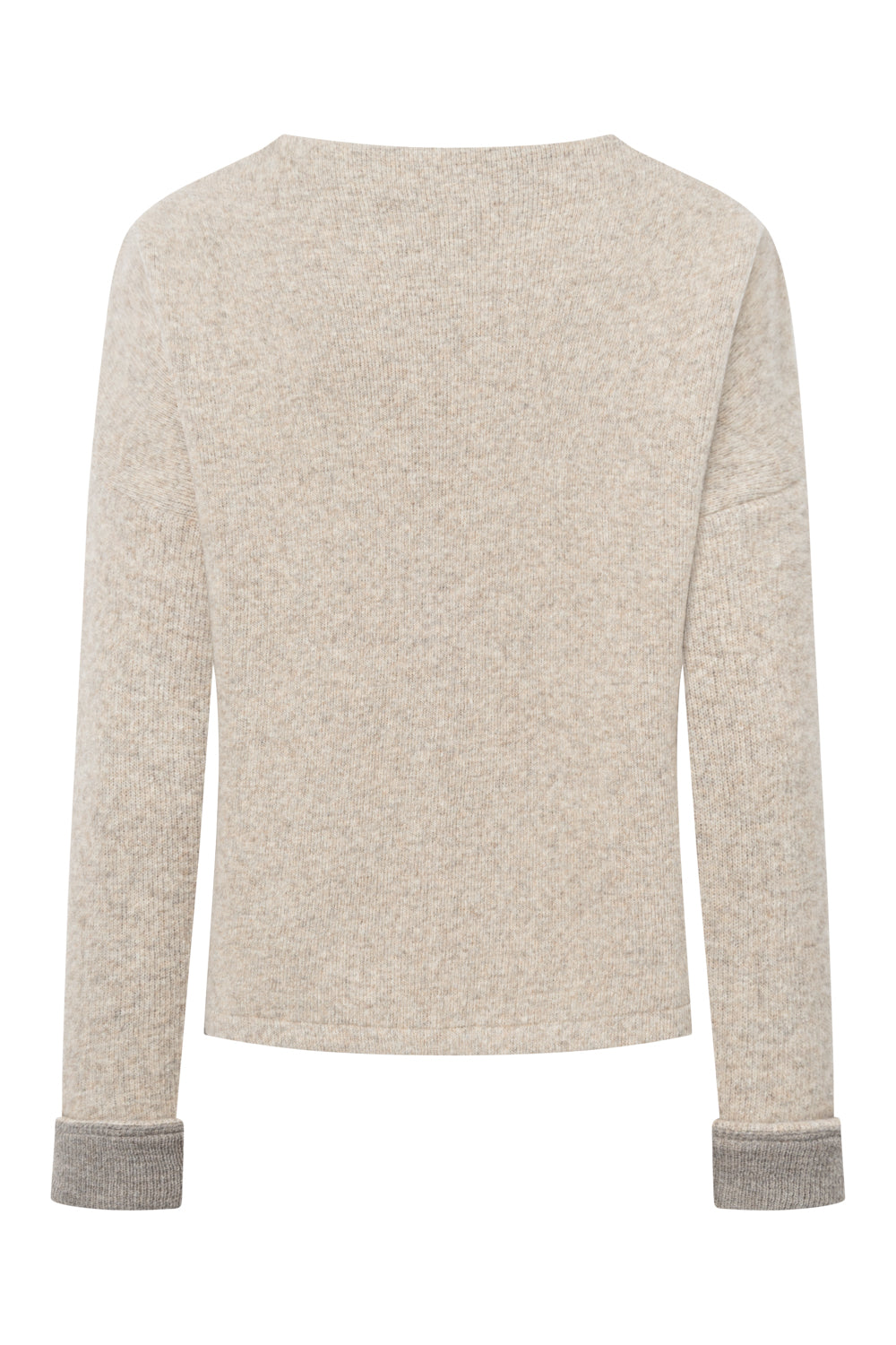 Damen Pullover Nicoletta – Boxy Fit, Doubleface-Walk aus 50% Lammwolle & 50% GOTS-zertifizierter Baumwolle-88760300-807