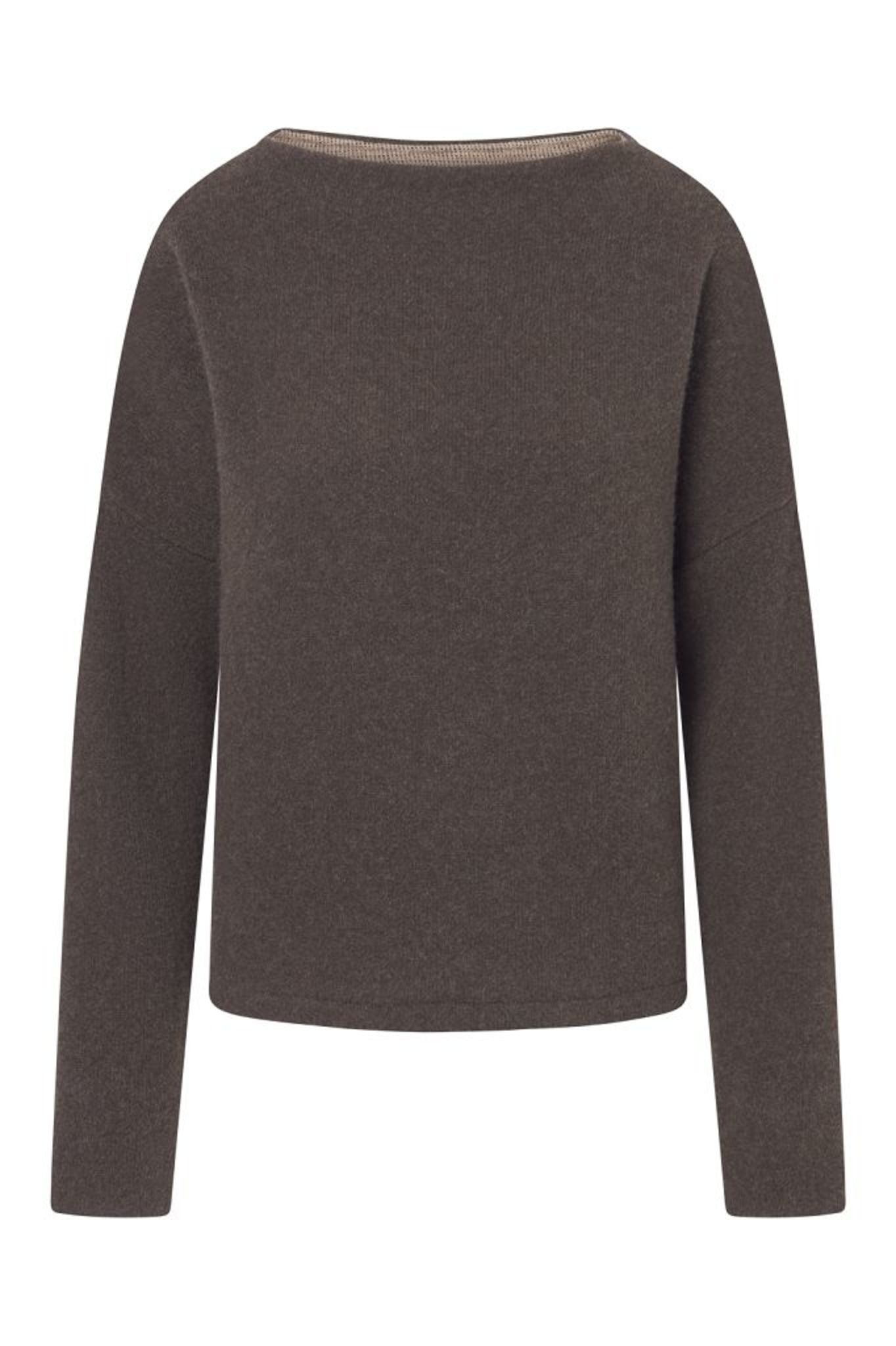 Damen Pullover Nicoletta – Boxy Fit, Doubleface-Walk aus 50% Lammwolle & 50% GOTS-zertifizierter Baumwolle-88760300-890