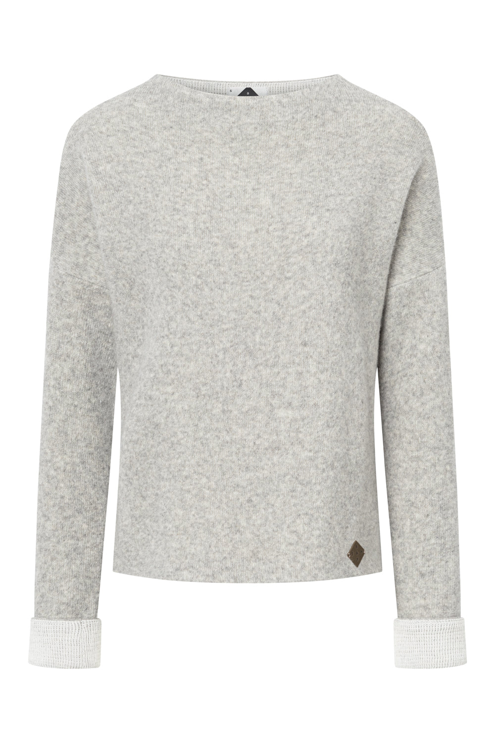 Damen Pullover Nicoletta – Boxy Fit, Doubleface-Walk aus 50% Lammwolle & 50% GOTS-zertifizierter Baumwolle-99760300-110