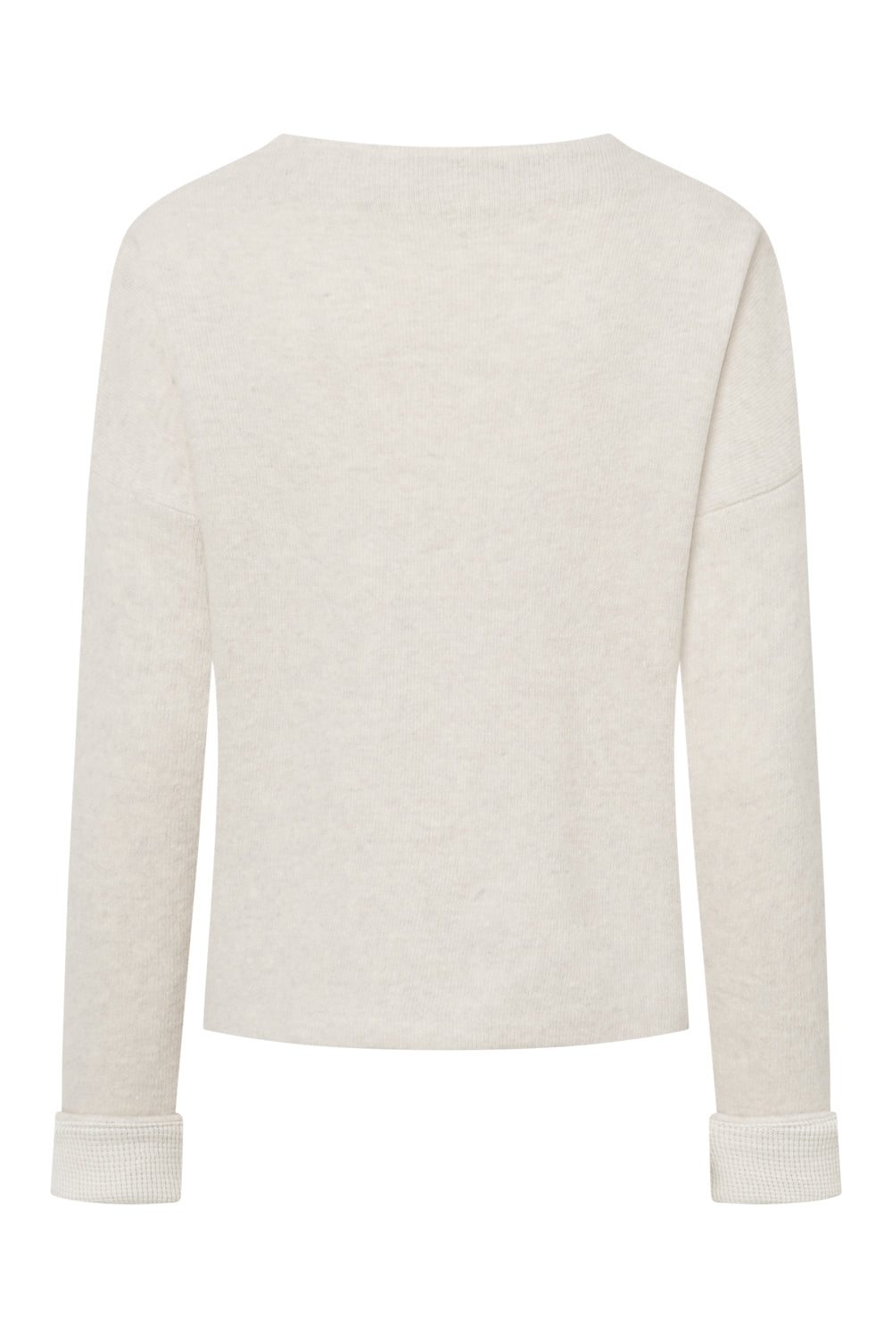 Damen Pullover Nicoletta – Boxy Fit, Doubleface-Walk aus 50% Lammwolle & 50% GOTS-zertifizierter Baumwolle-99760300-111