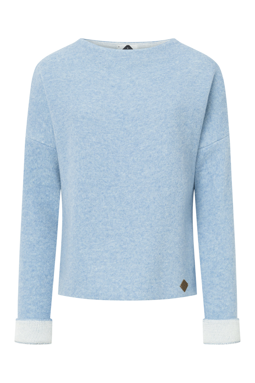 Damen Pullover Nicoletta – Boxy Fit, Doubleface-Walk aus 50% Lammwolle & 50% GOTS-zertifizierter Baumwolle-88760300-604