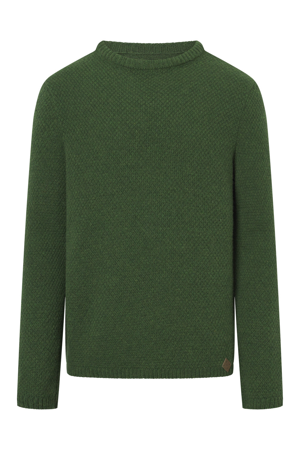 Mens Pullover Norwin - 100% virgin wool , naturally sustainable, warm and comfy Pullover - Green - 88861900-701