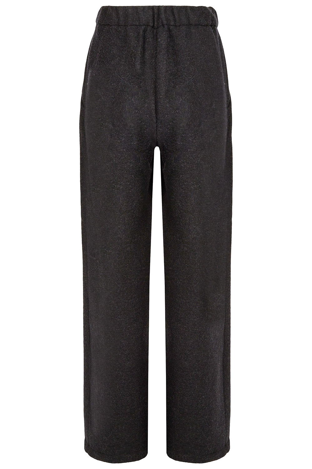 Womens Pants Pauline - 50% virgin wool & 50% cotton , naturally sustainable, Pants - Dark grey - 30714806 - 990