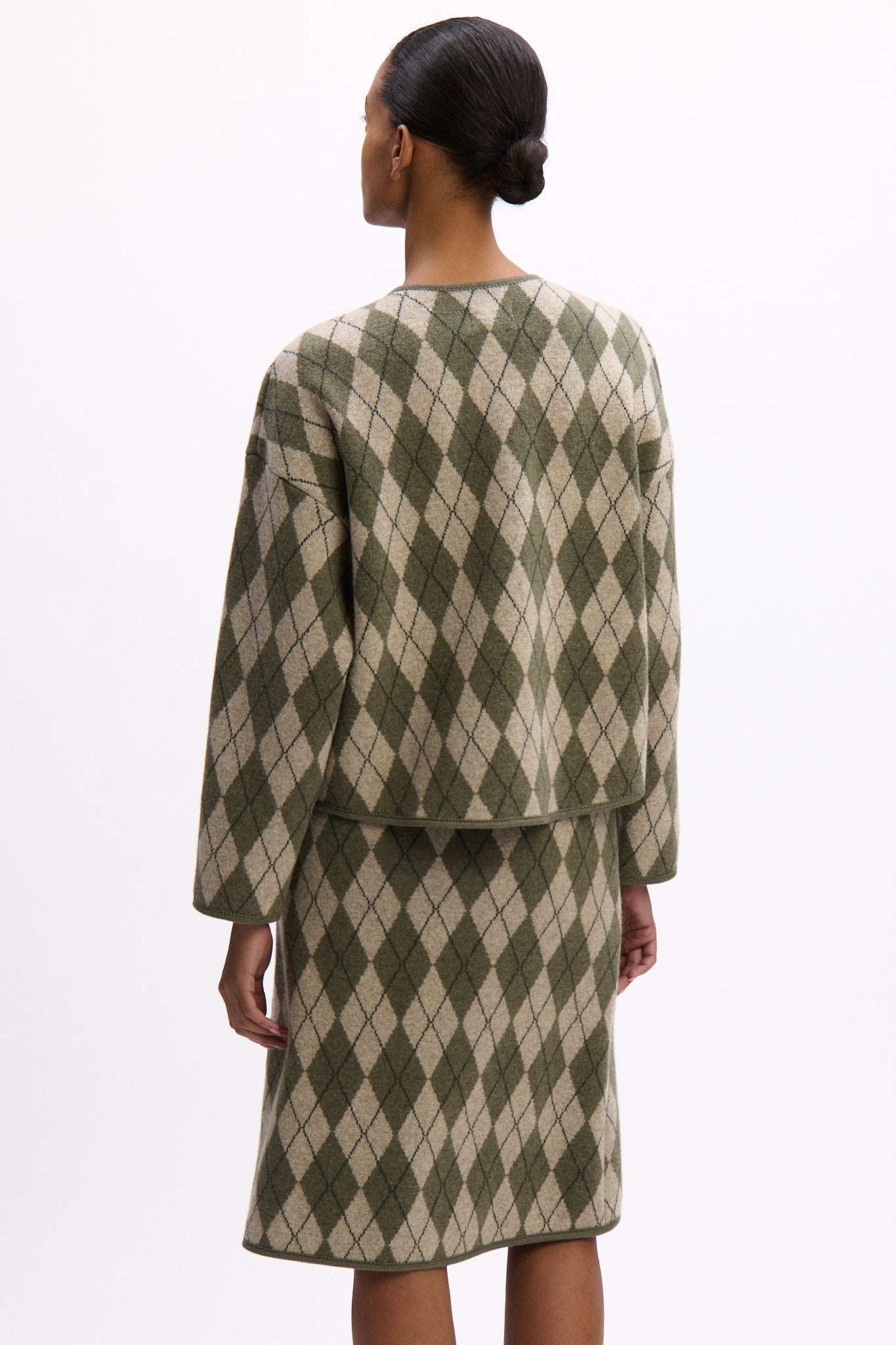 Damen Rock Franzi Argyle