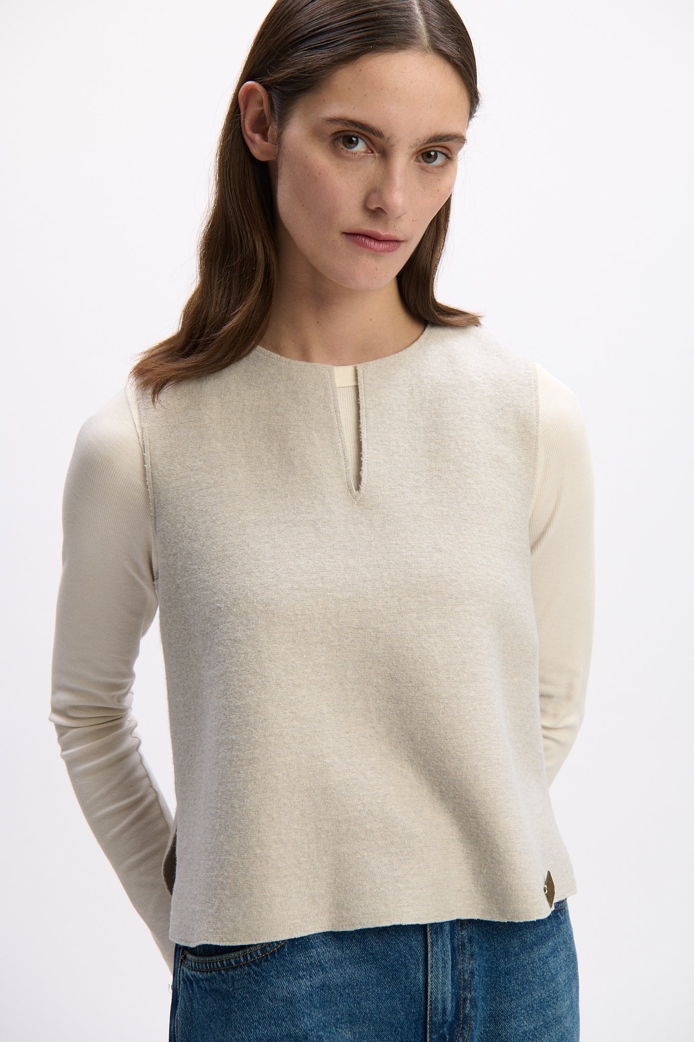 Women's Sleeveless Sweater Katharina