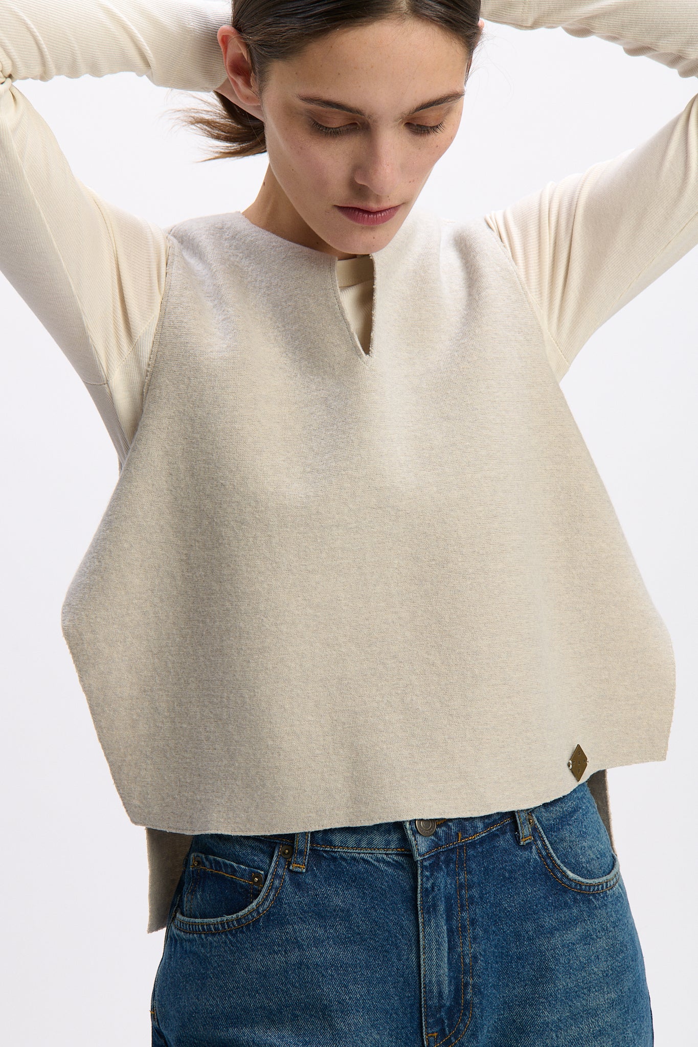 Women's Sleeveless Sweater Katharina
