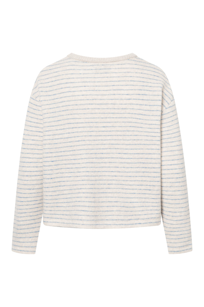 Women Pullover - Nea-50763500-1604 - white - 50% cotton & 50% lambswool - naturally sustainable