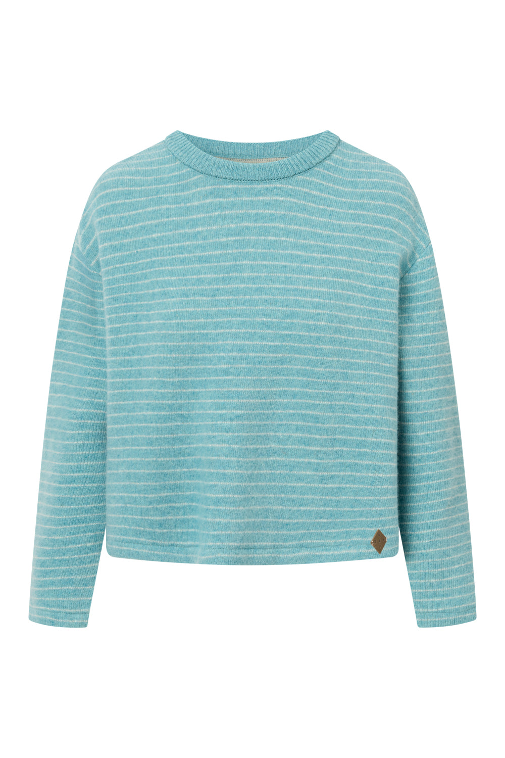 Women Pullover - Nea-50763500-7601 - blue - 50% cotton & 50% lambswool - naturally sustainable