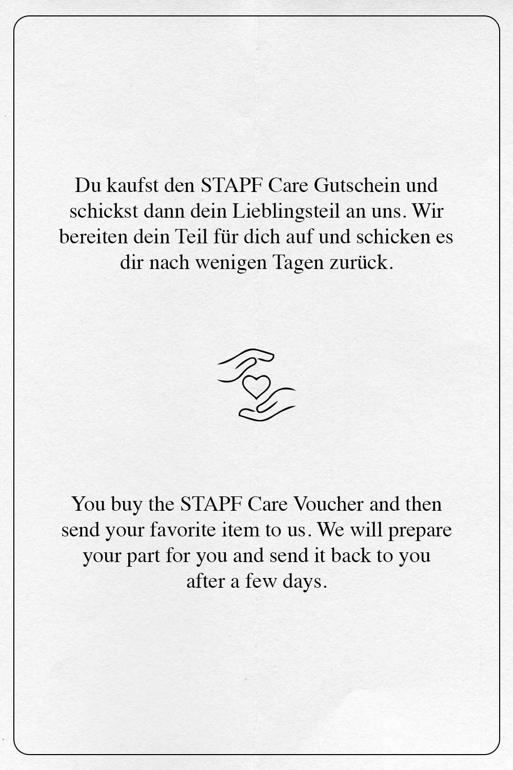 Stapf Care Voucher
