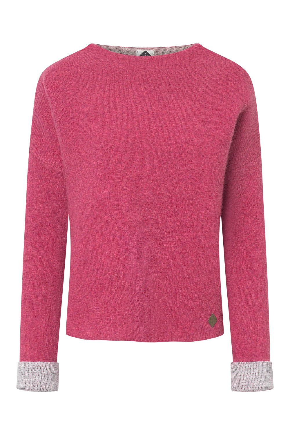 Damen Pullover – Boxy Fit, Doubleface-Walk aus 50% Lammwolle & 50% GOTS-zertifizierter Baumwolle88760300-401